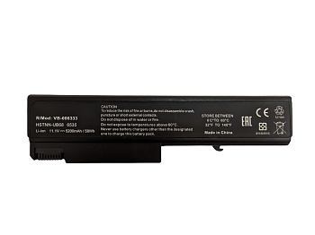 Аккумулятор (батарея) для ноутбука HP Compaq 8440p (HSTNN-I44C), 11.1В, 5200мАч, черный (OEM)