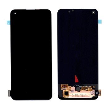 Дисплей (экран в сборе) для телефона Realme 8, Realme 8 Pro (OLED) черный
